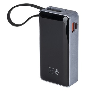 ZEST 10PD 35W, pomoćna baterija, 10.000 mah, 35 w, tamno sivi