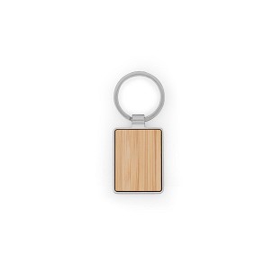 GASTON RECTANGULAR. Pravougaoni privezak za ključeve od metala
