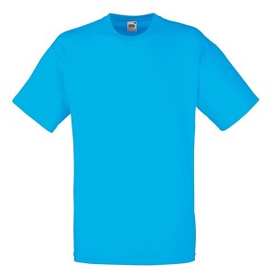 Fruit of the Loom, Valueweight, muška pamučna majica kratkih rukava,azurno plava, S