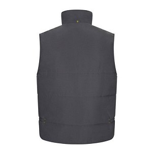 VL NERGAL. Padded vest, two-tone, multi-pocket (120g/m²), in polyester (100%)