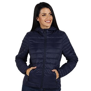RINO HOODY WOMEN, women's hooded jacket, blue