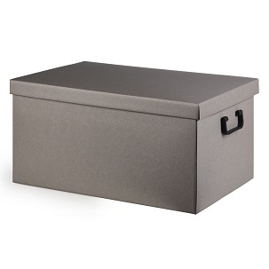 TUTTO, troslojna samosklopiva gift box with poklopcem, siva