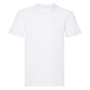 Fruit of the Loom, Super Premium, muška pamučna majica kratkih rukava, bela, XL