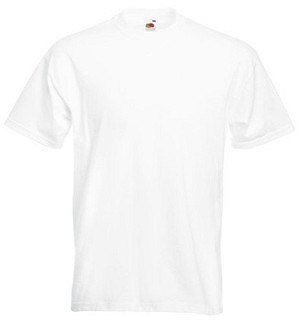 Fruit of the Loom, Super Premium, muška pamučna majica kratkih rukava, bela, 2XL