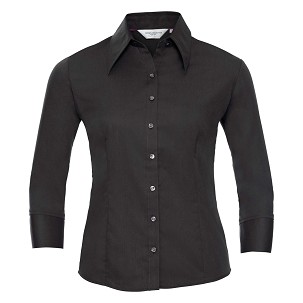 RUSSELL women's shirt 3/4 sleeves TENCEL FITTED