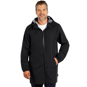 ARIGATO, recycled polyester raincoat, black