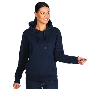 ABSOLUT HOODY 350, organic cotton hooded sweatshirt, 350 g/m2, blue