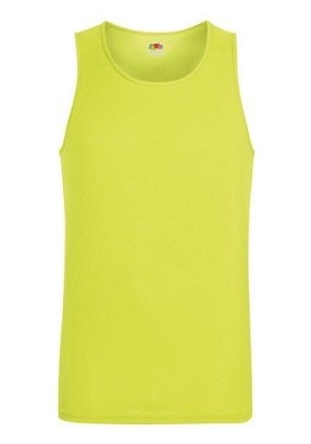 Fruit of the Loom, Performance Vest, sportska atlet majica za muškarce, žuta,M